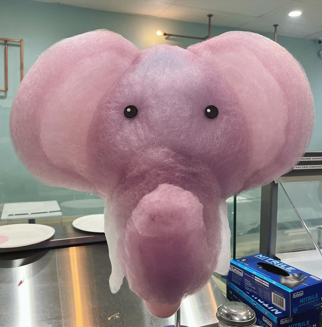 Cotton Candy Elephant